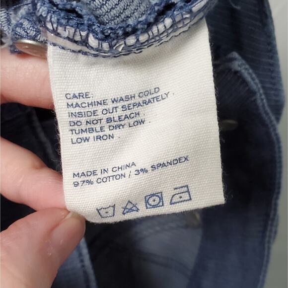 NWT! MARC Marc Jacobs Stick Workwear Faded Stripe Skinny Jeans Size 25 TALL $168 - Picture 10 of 12